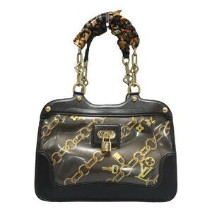 Louis Vuitton Brown Monogram Leather Tote 859-022425